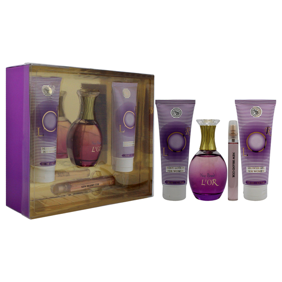 Lor by New Brand for Women 4 Pc Gift Set - Picture 3 of 6